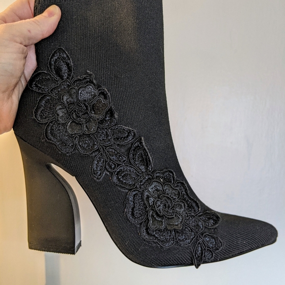 Halston Mina Textile Booties - Picture 4 of 9